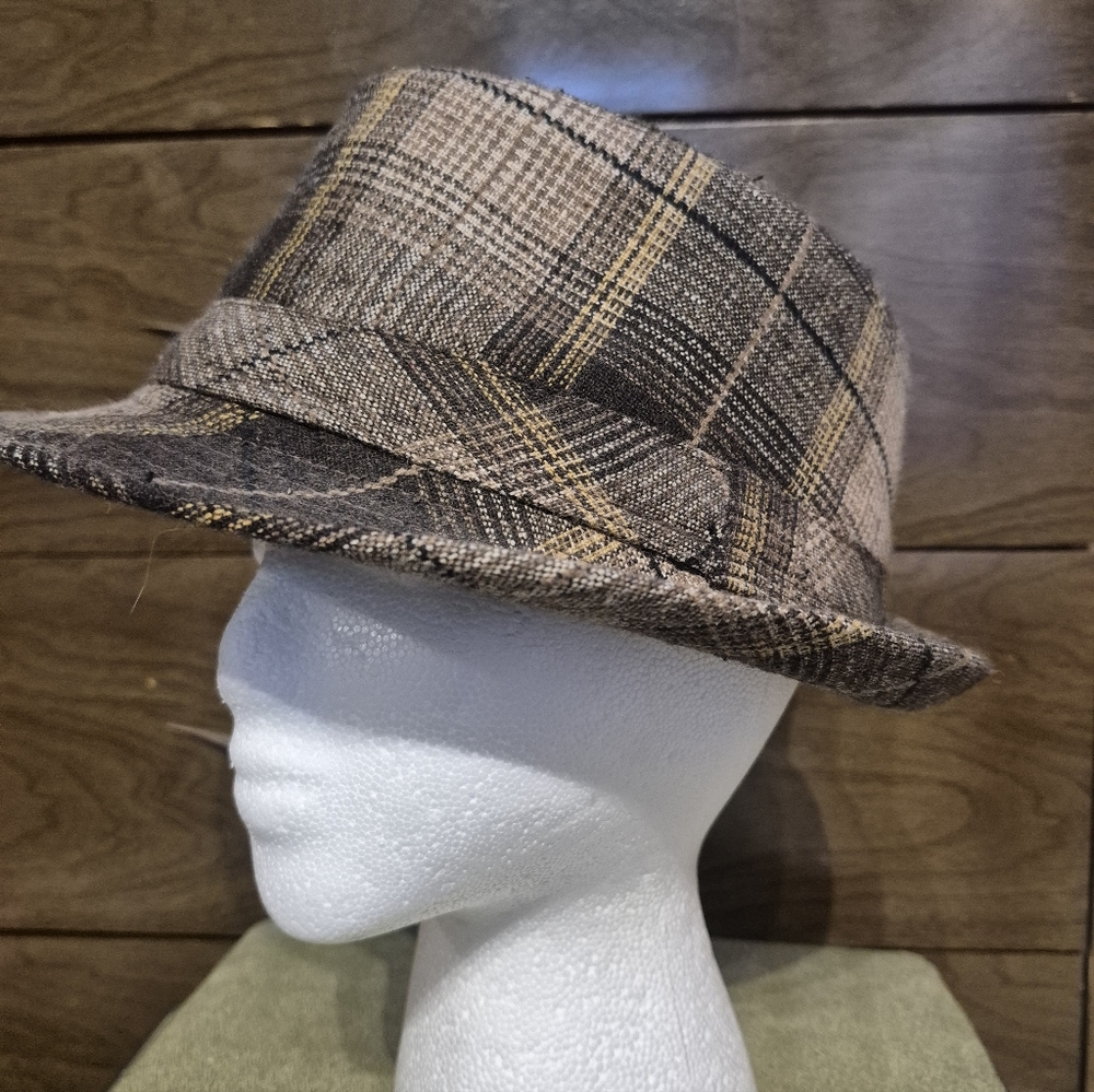 Billabong Brown Plaid Hat